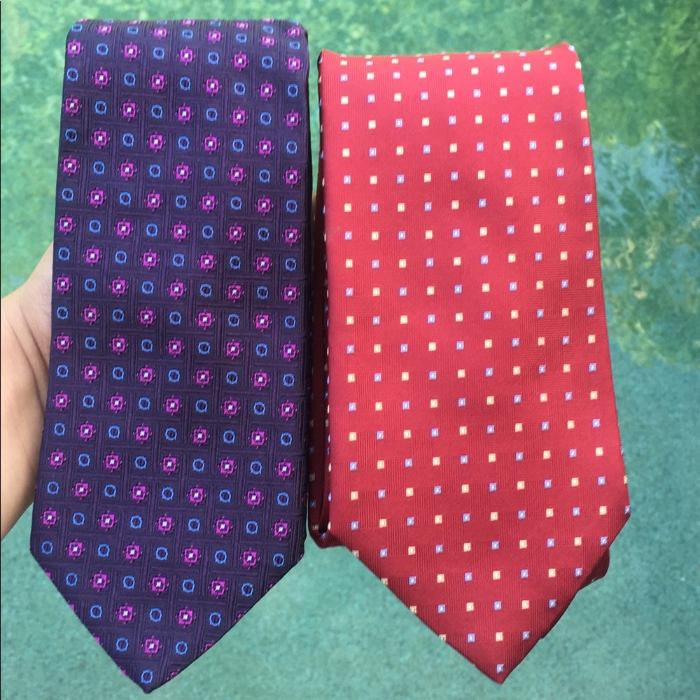 2 Brooks Brothers tie lot